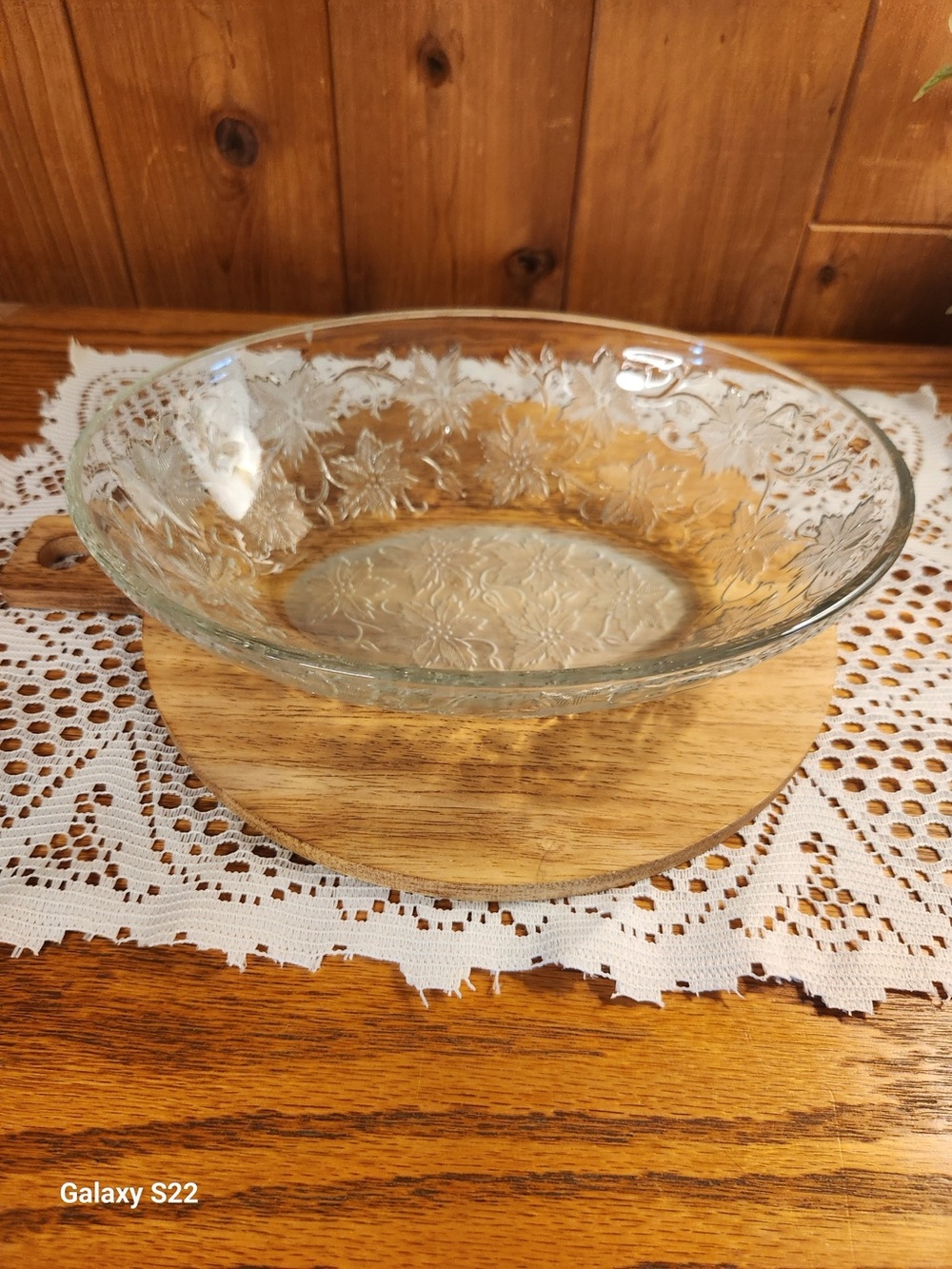Princess House Fantasia Oval Serving Bowl
